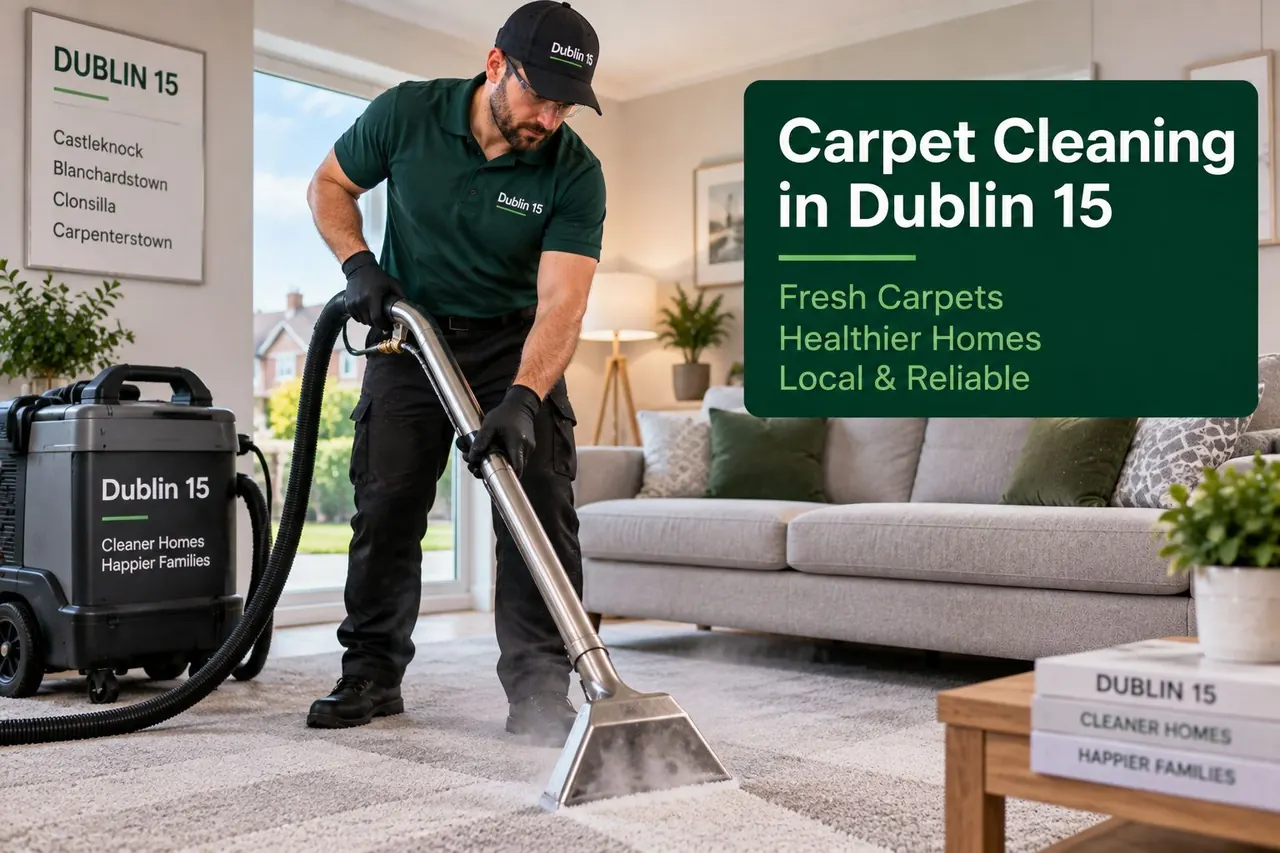 Illustrative image for carpet cleaning enquiries in Dublin 15